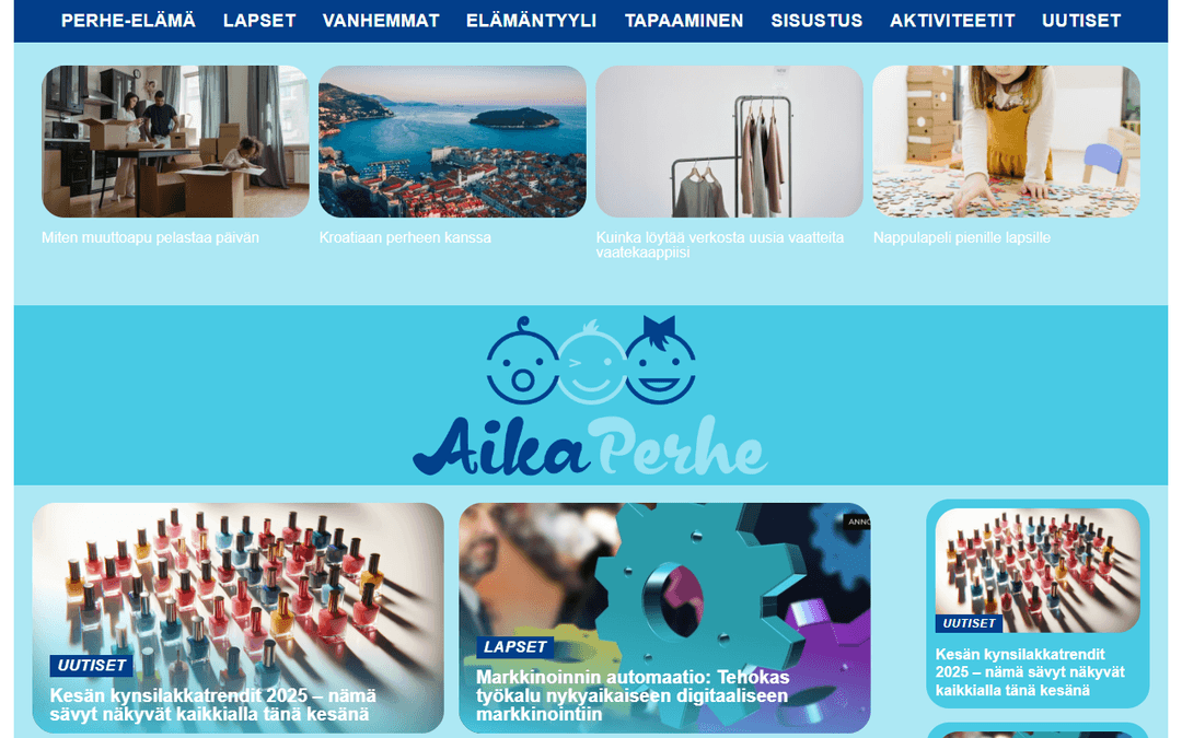aikaperhe.fi publisher screenshot