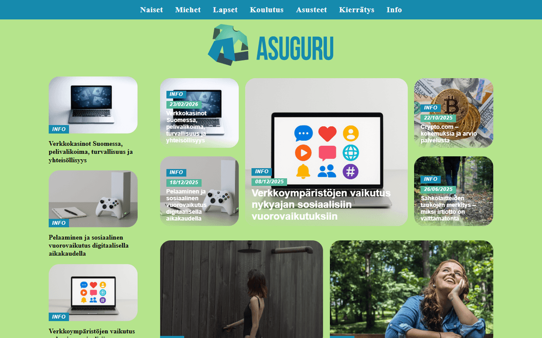 asuguru.fi publisher screenshot