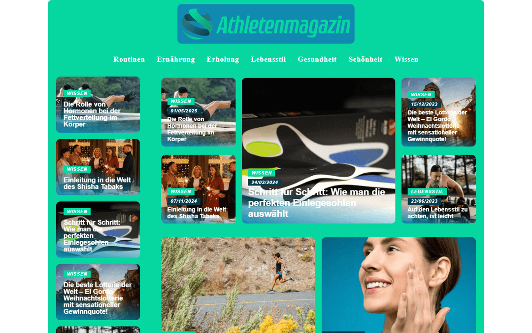 athletenmagazin.de publisher screenshot