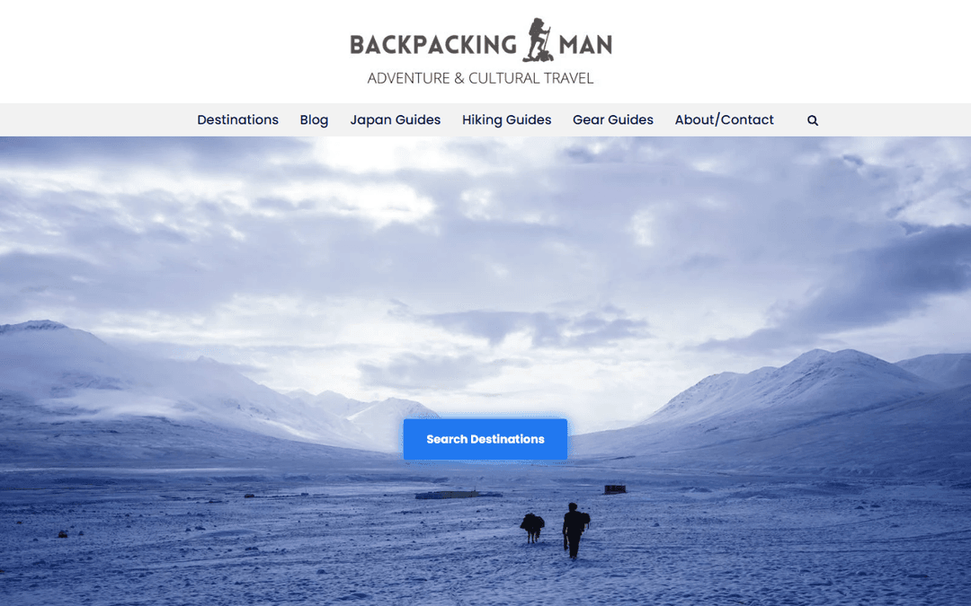 backpackingman.com publisher screenshot