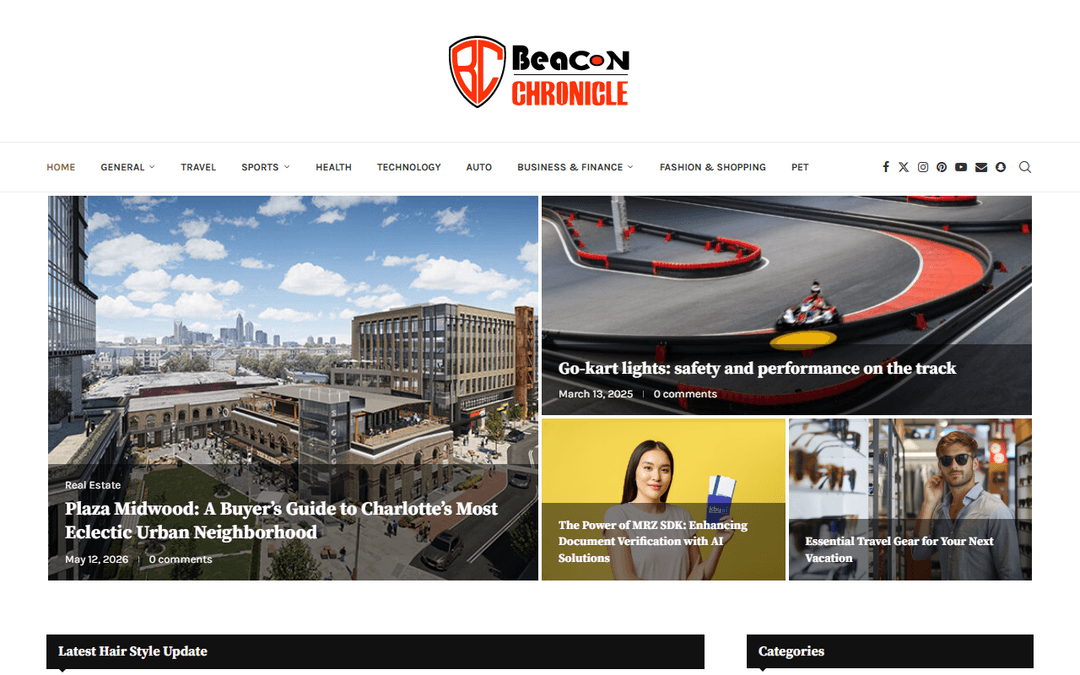 beaconchronicle.com publisher screenshot