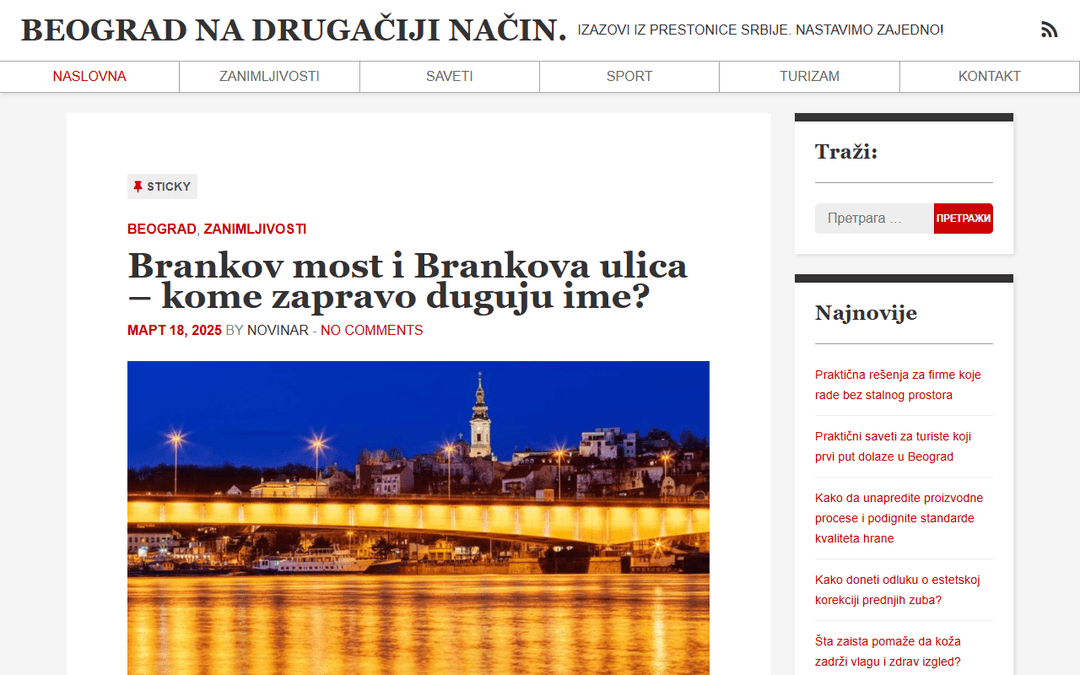belgrade2016.rs publisher screenshot