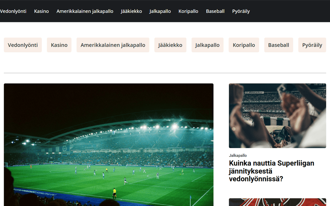betinkautta.fi publisher screenshot