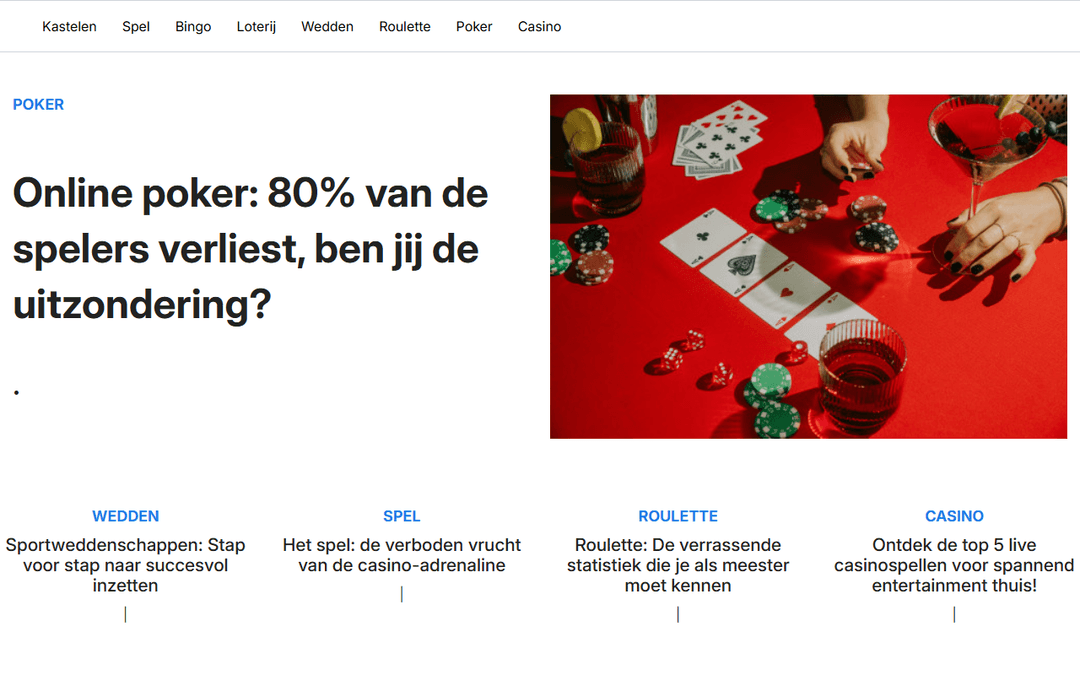 bonusaard.nl publisher screenshot