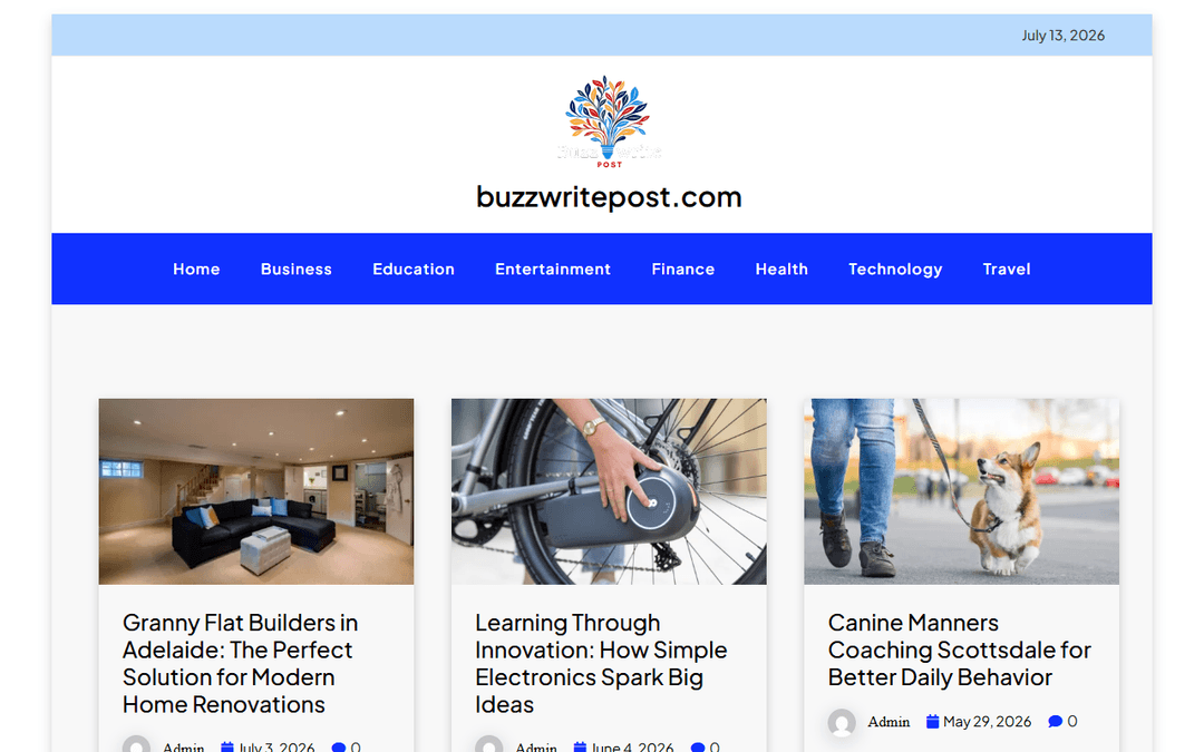 buzzwritepost.com publisher screenshot