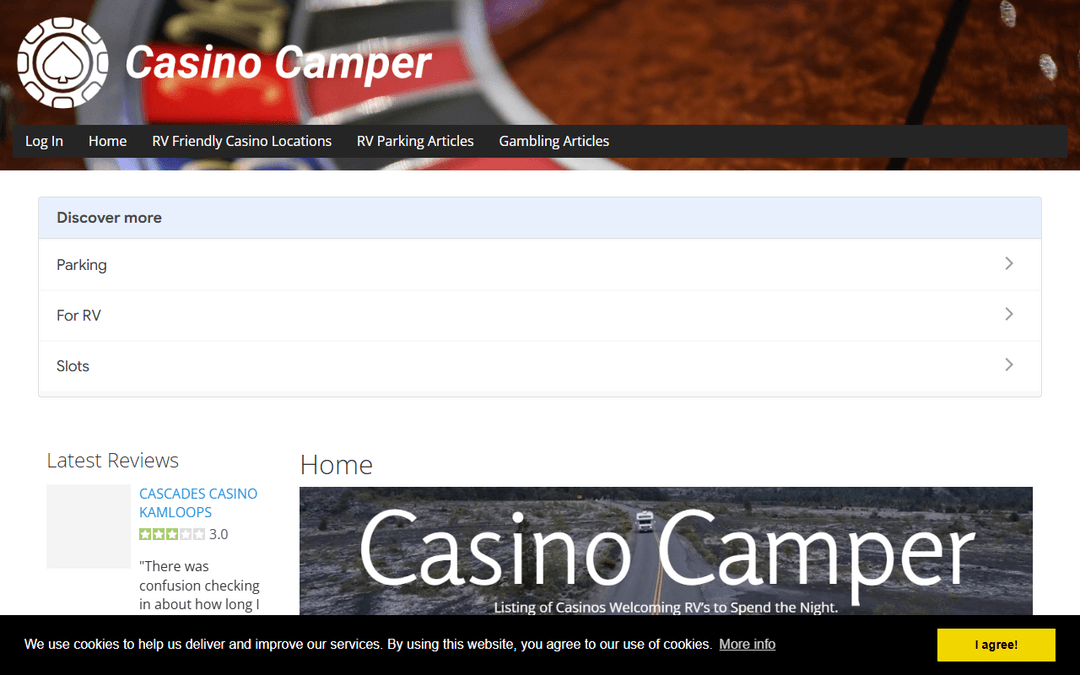 casinocamper.com publisher screenshot