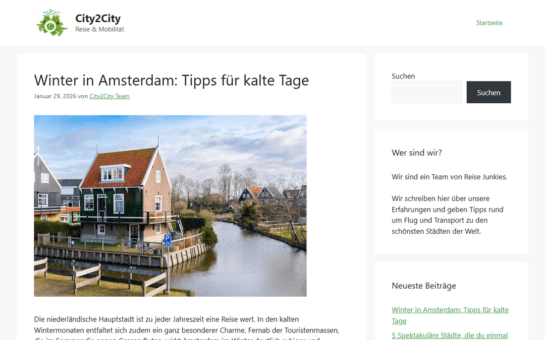 city2city.de publisher screenshot