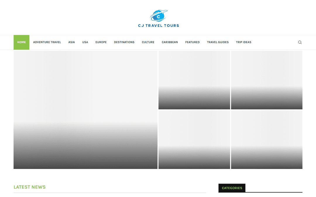 cjtraveltours.com publisher screenshot