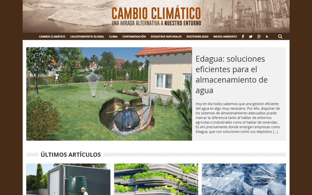 Screenshot des Publishers climaticocambio.com