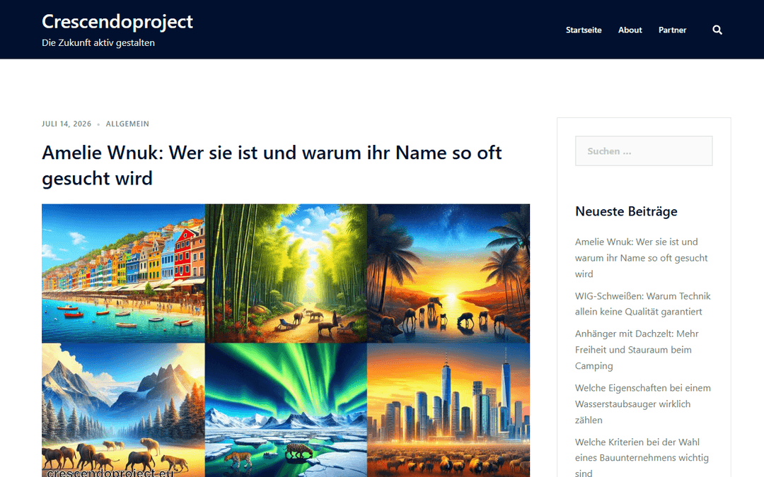 crescendoproject.eu publisher screenshot