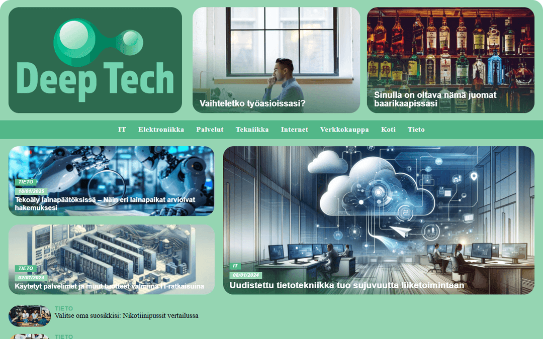deeptech.fi publisher screenshot