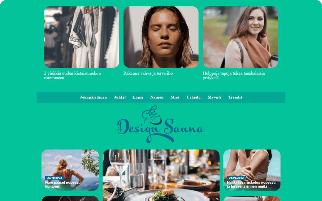 designsauna.fi publisher screenshot