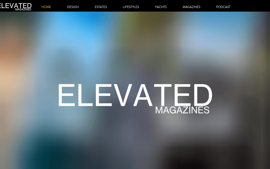 elevatedmagazines.com publisher screenshot