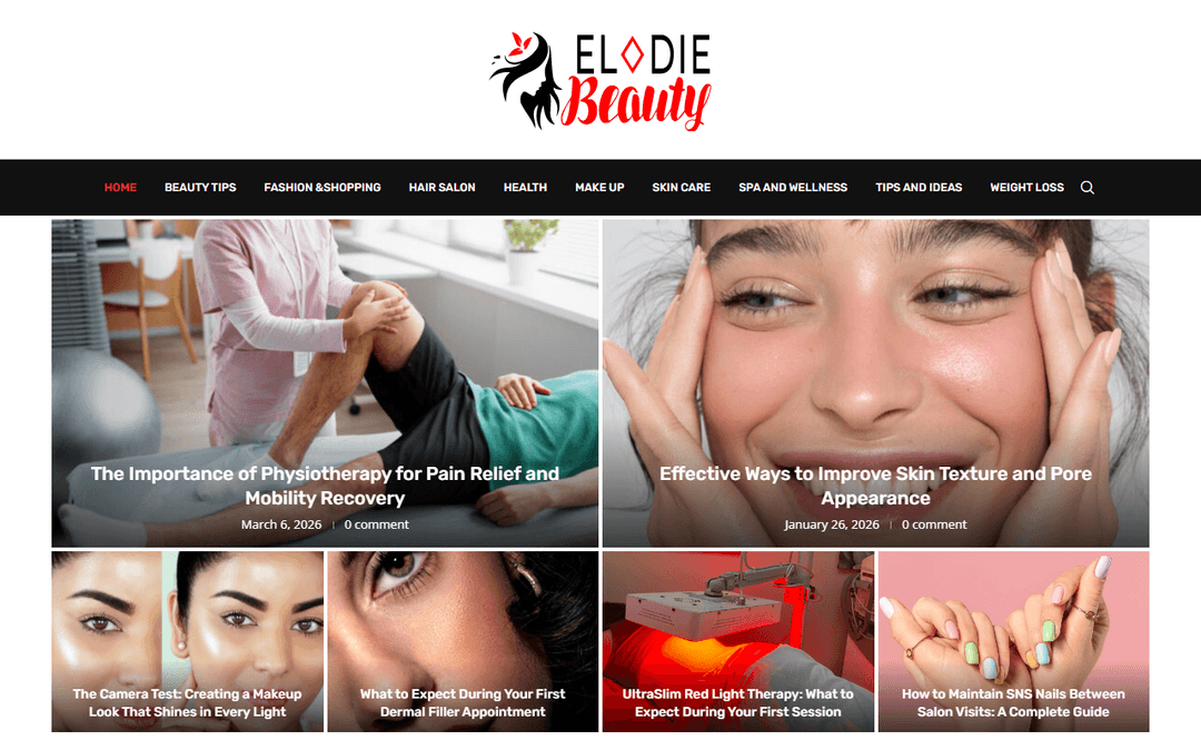 elodiebeauty.com publisher screenshot