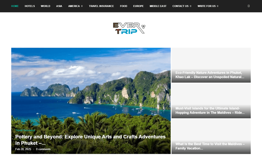 evertrip.net publisher screenshot