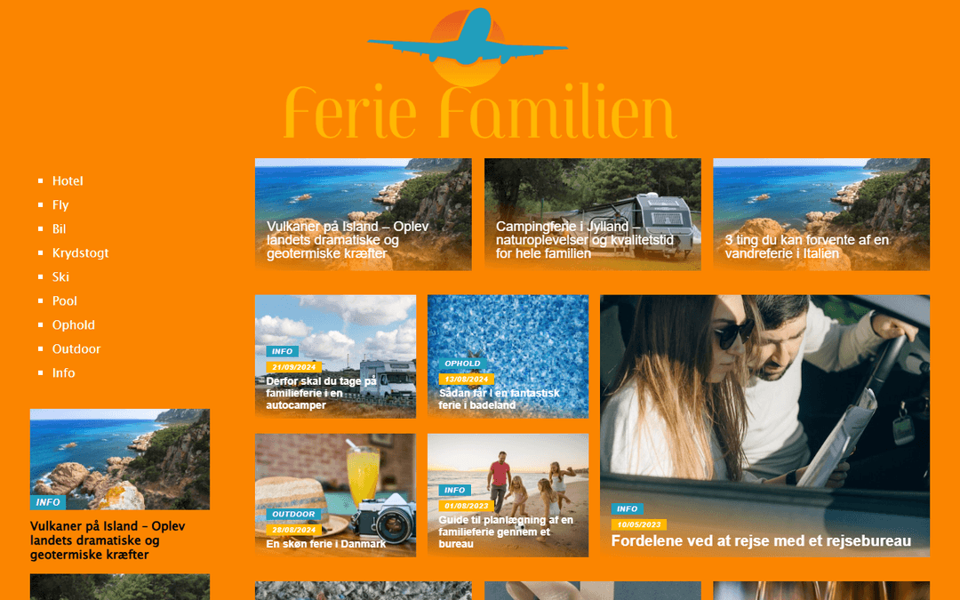feriefamilien.dk publisher screenshot