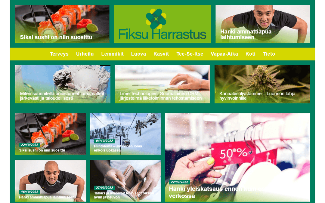 fiksuharrastus.fi publisher screenshot