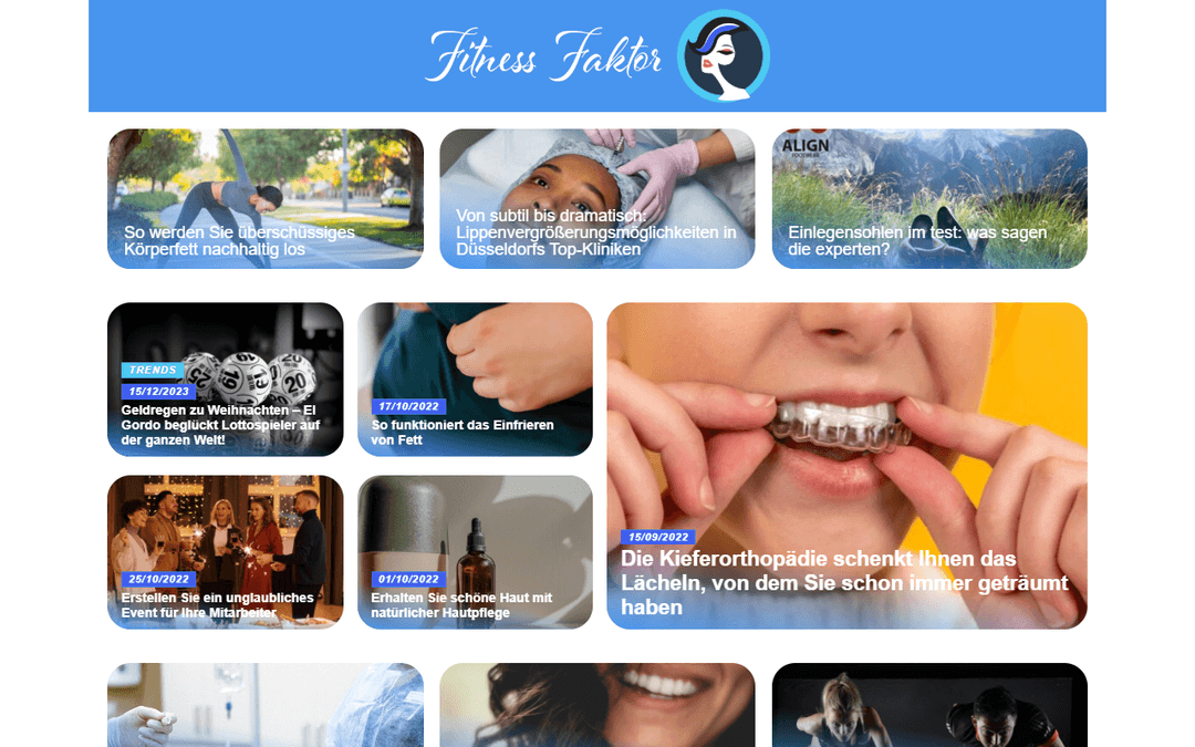 fitnessfaktor.de publisher screenshot