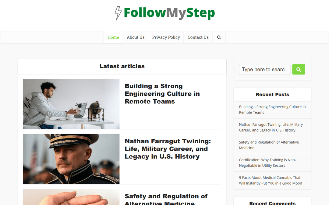 followmystep.com publisher screenshot