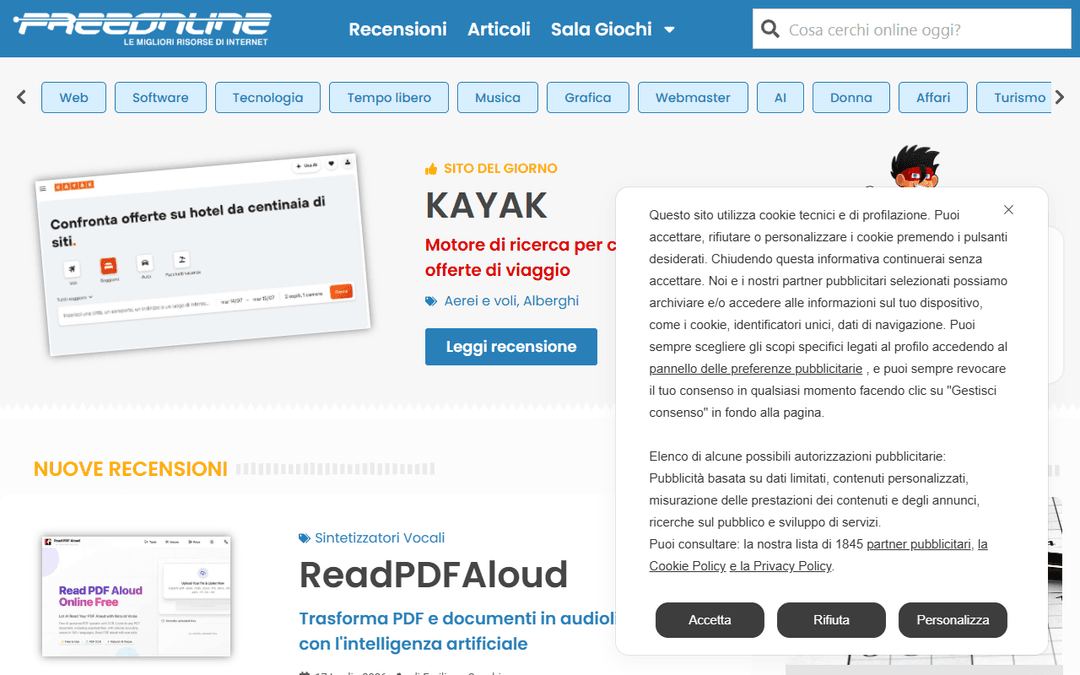 Screenshot van uitgever freeonline.org