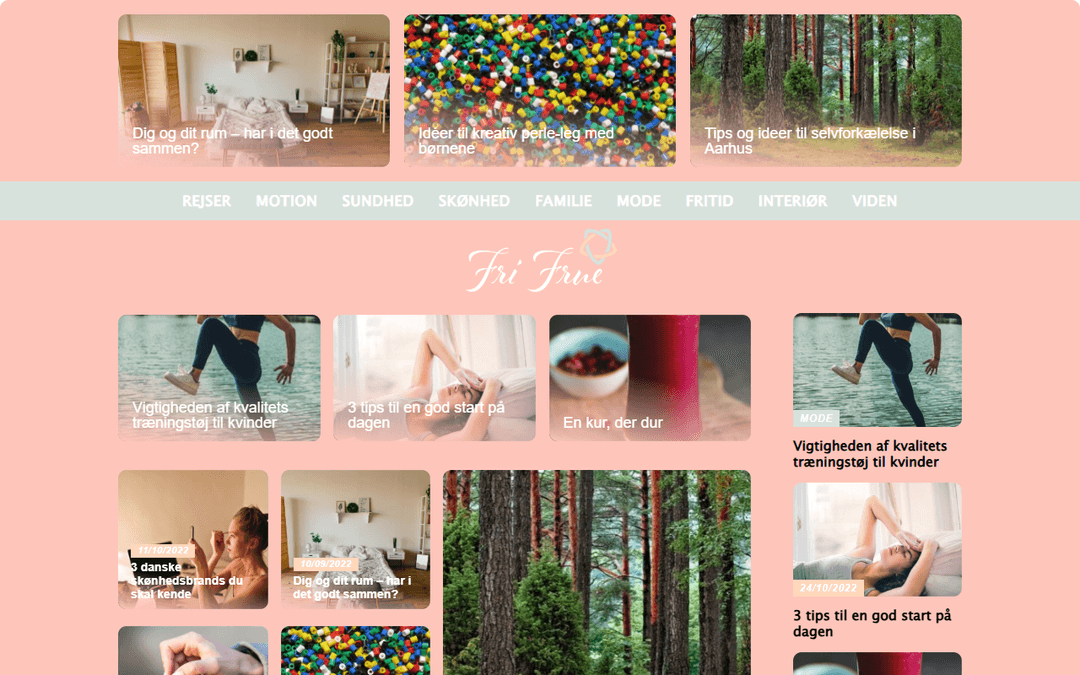 frifrue.dk publisher screenshot