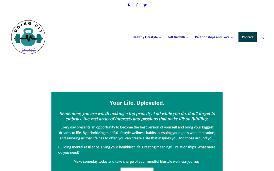goingfitunfit.com publisher screenshot