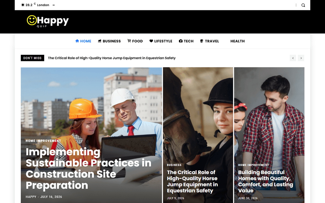 happyquip.com publisher screenshot
