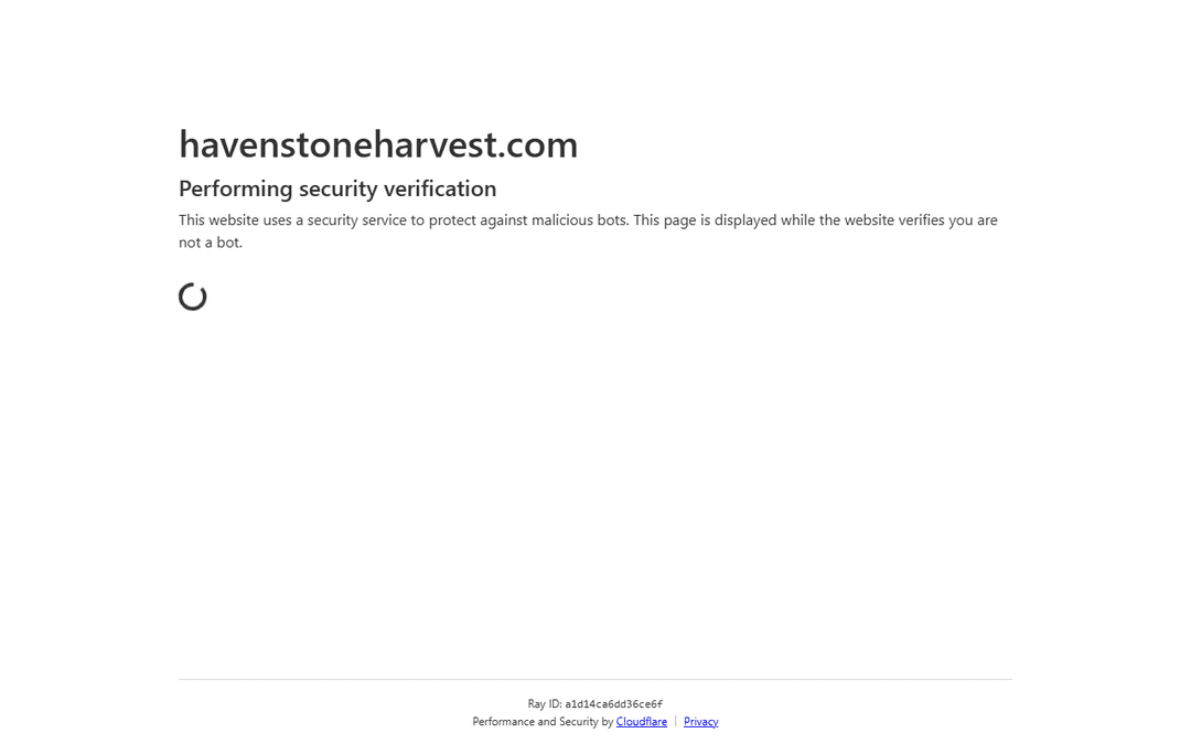 havenstoneharvest.com publisher screenshot