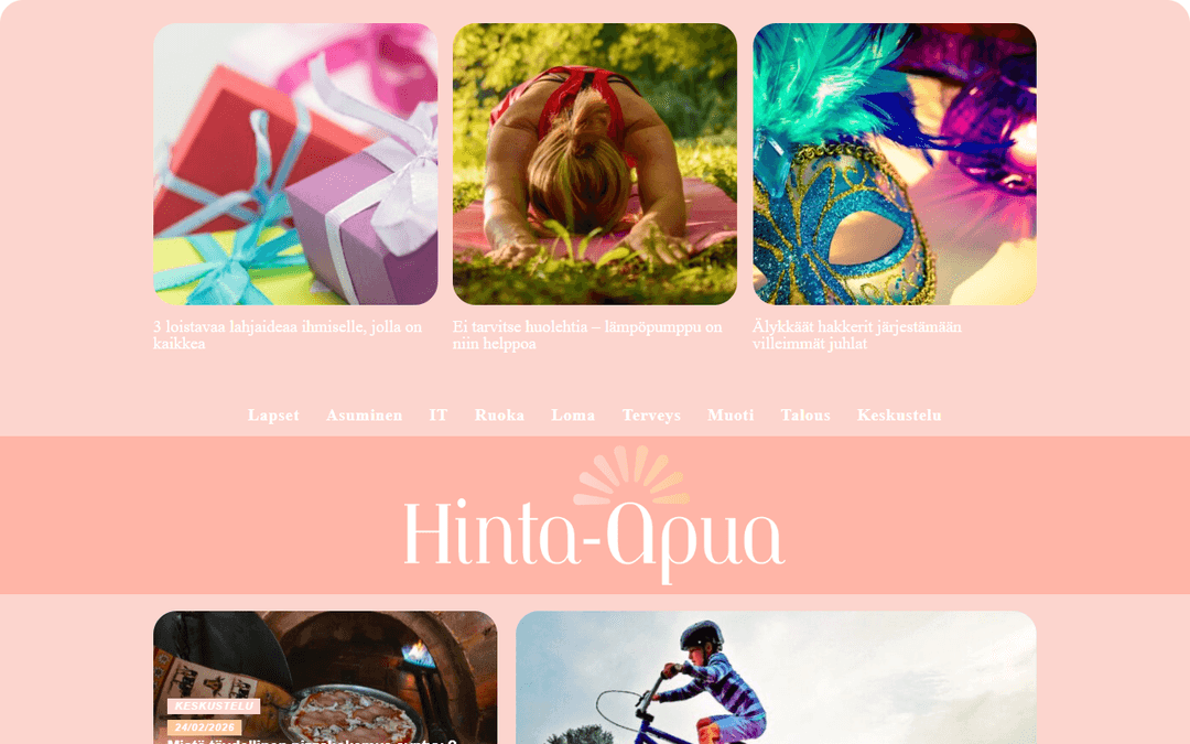 hintaapua.fi publisher screenshot