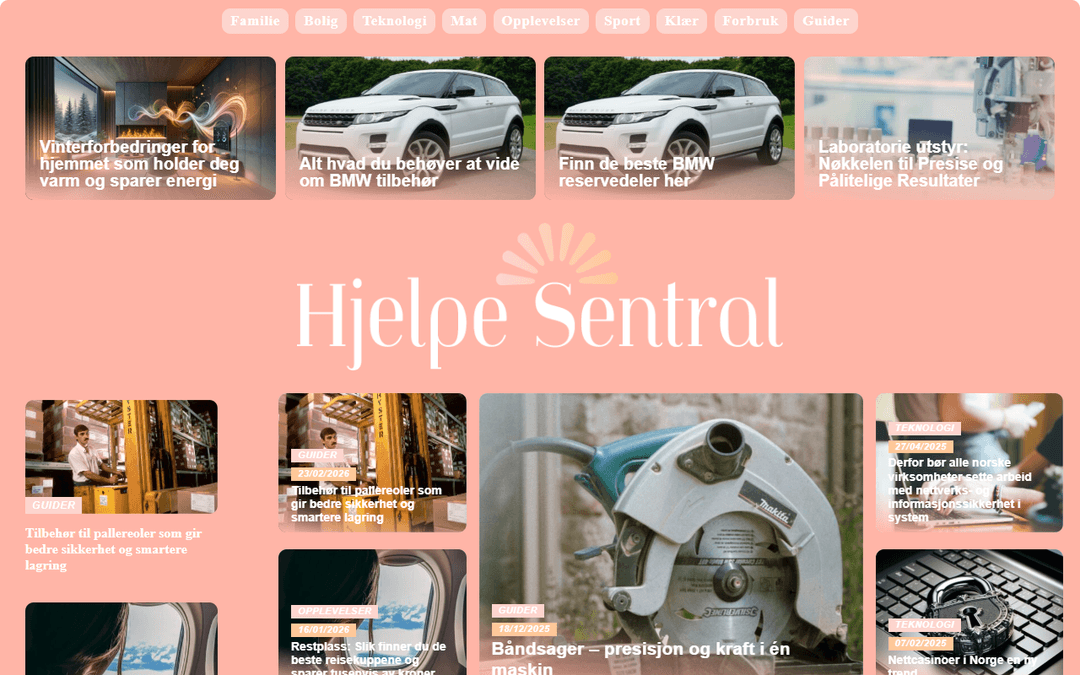 hjelpesentral.no publisher screenshot