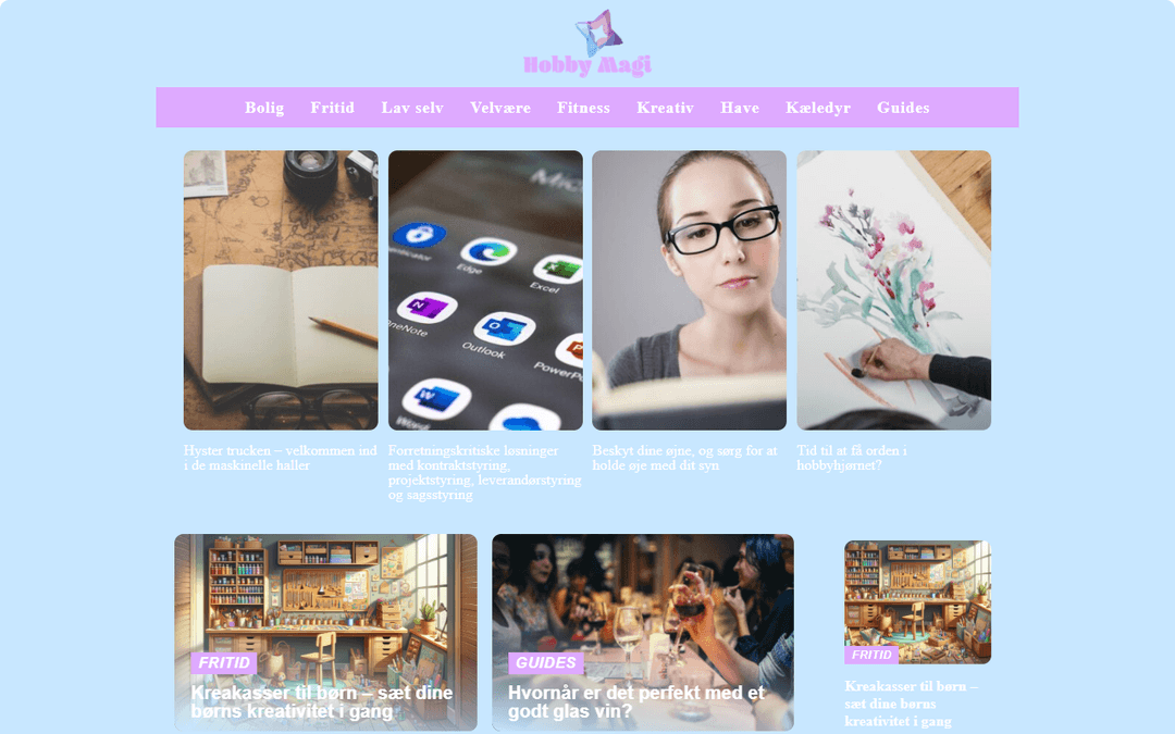 hobbymagi.dk publisher screenshot