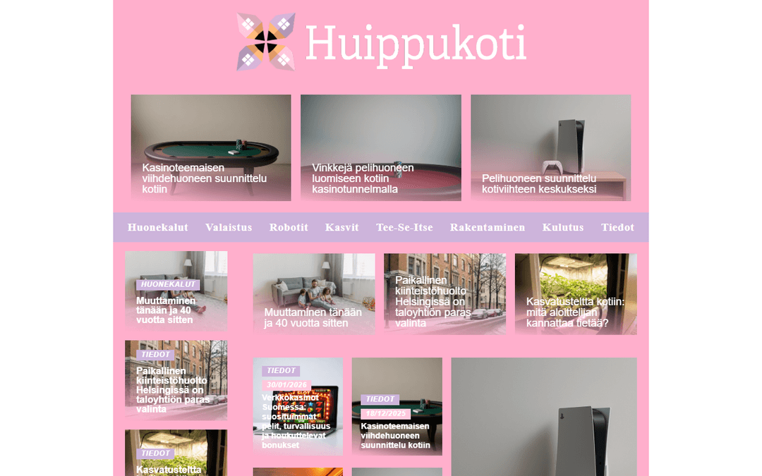 huippukoti.fi publisher screenshot