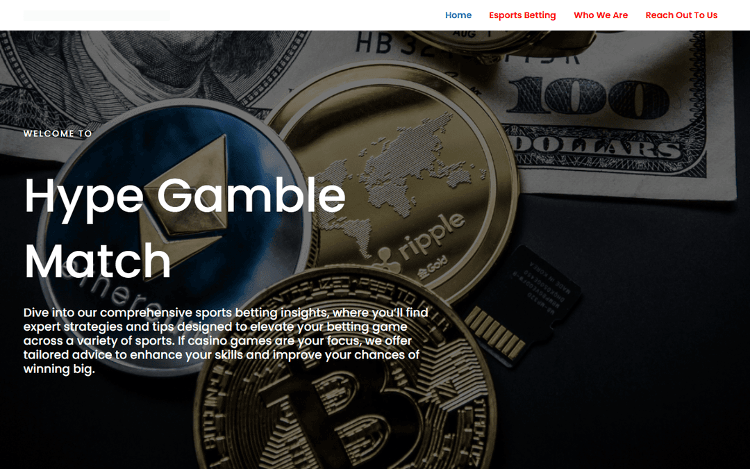 hypegamblematch.com publisher screenshot