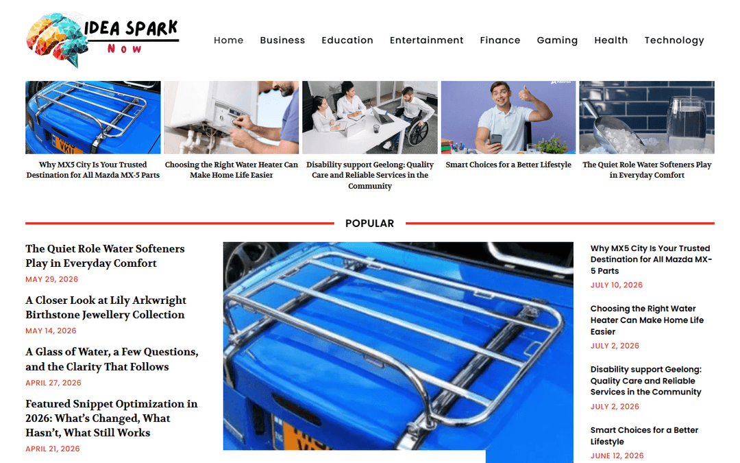 ideasparknow.com publisher screenshot