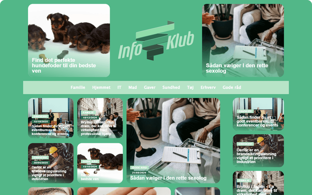 infoklub.dk publisher screenshot