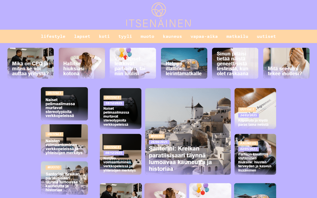 itsenainen.fi publisher screenshot
