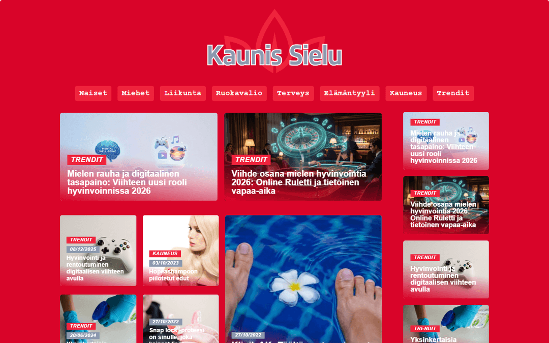 kaunissielu.fi publisher screenshot