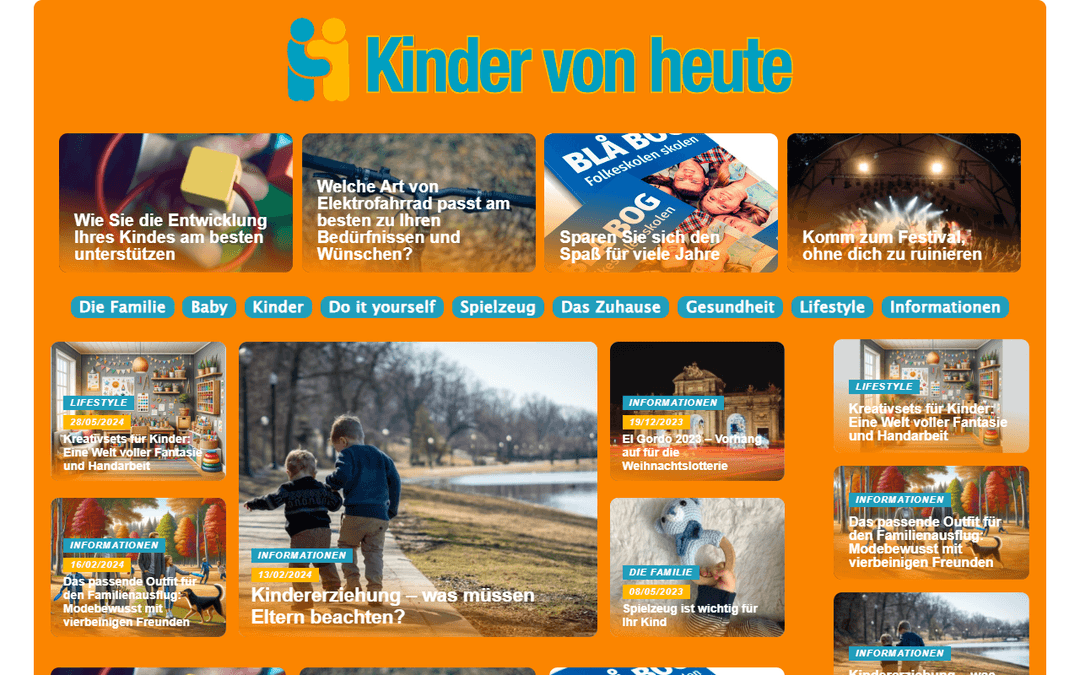 kindervonheute.de publisher screenshot