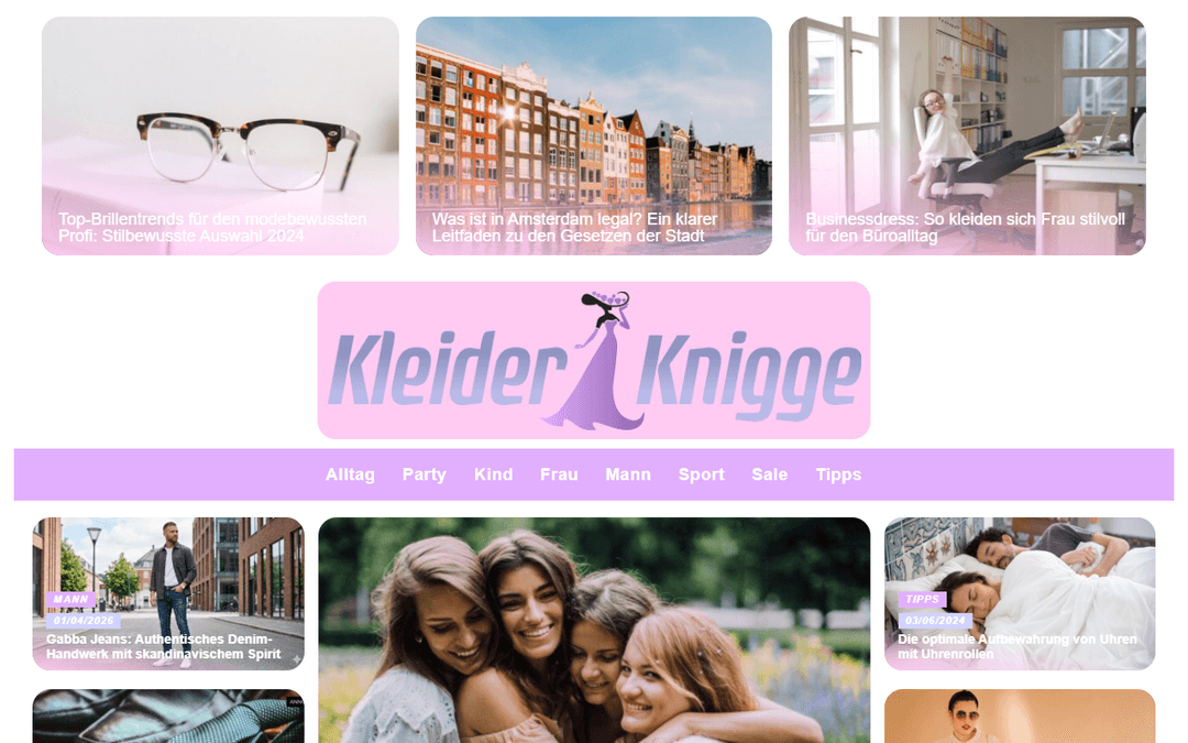 kleiderknigge.de publisher screenshot