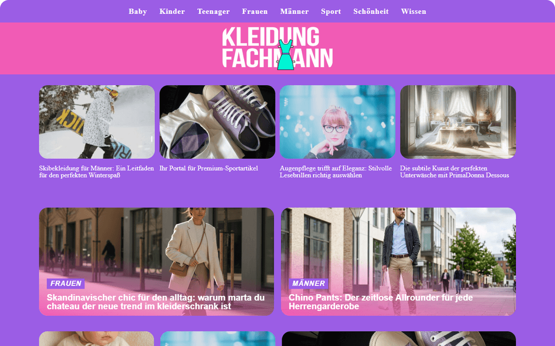 kleidungfachmann.de publisher screenshot