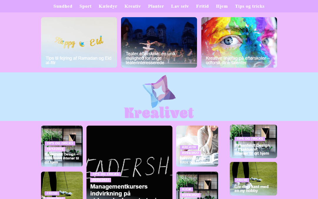 krealivet.dk publisher screenshot
