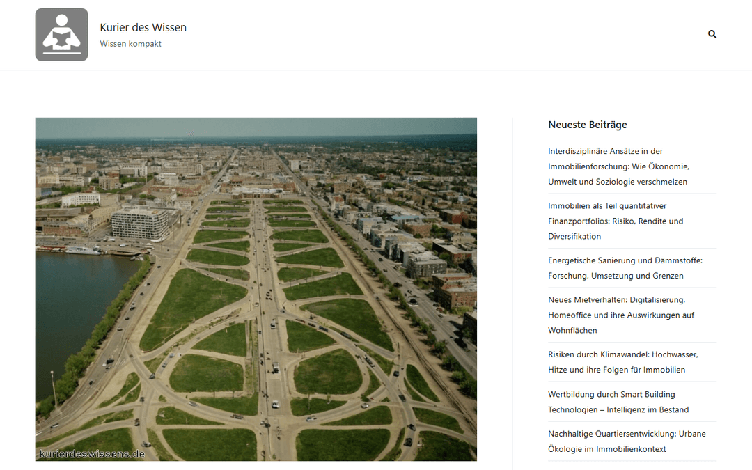 kurierdeswissens.de publisher screenshot
