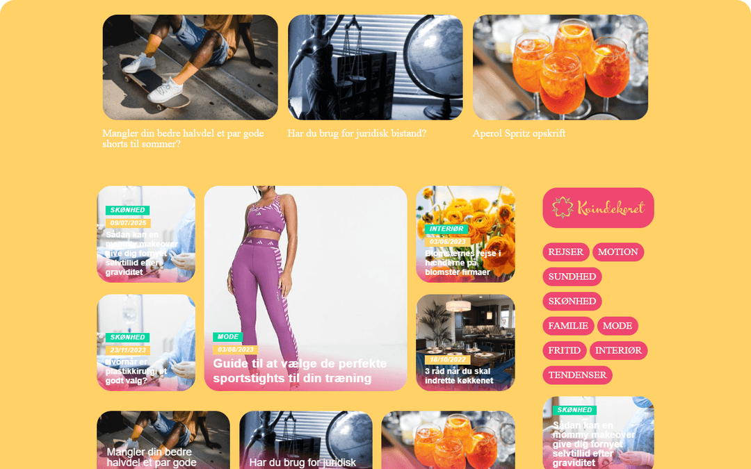 kvindekoret.dk publisher screenshot