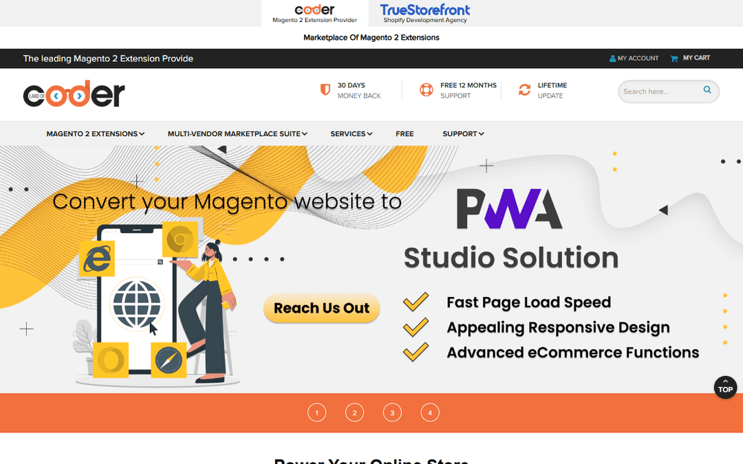 landofcoder.com publisher screenshot