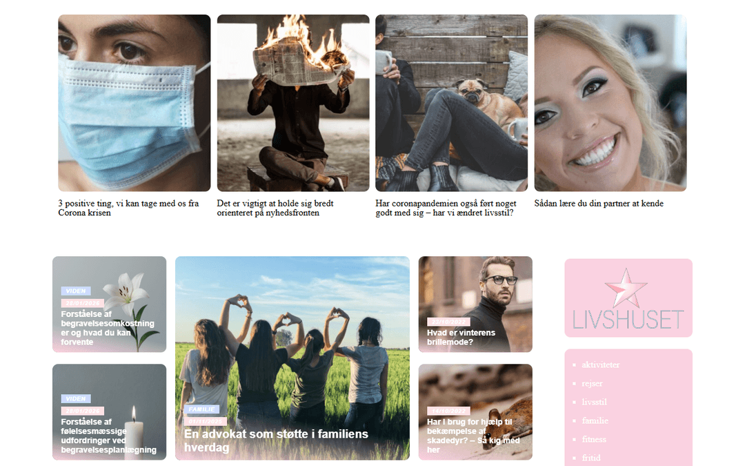 livshuset.dk publisher screenshot