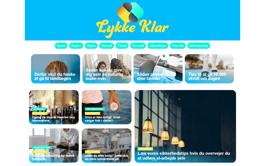 lykkeklar.dk publisher screenshot