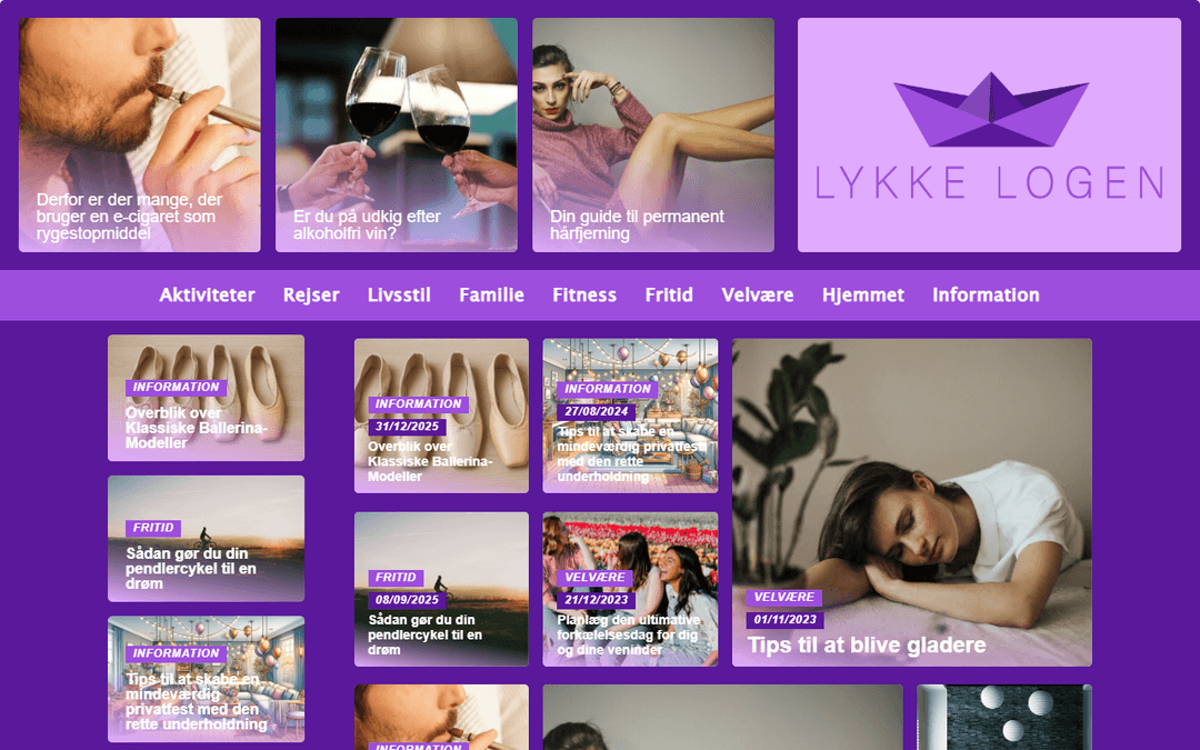 lykkelogen.dk publisher screenshot