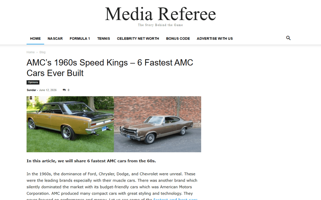 mediareferee.com publisher screenshot