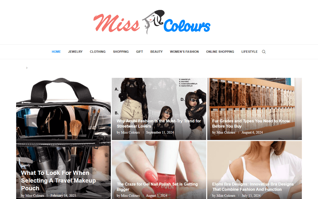 misscolours.com publisher screenshot