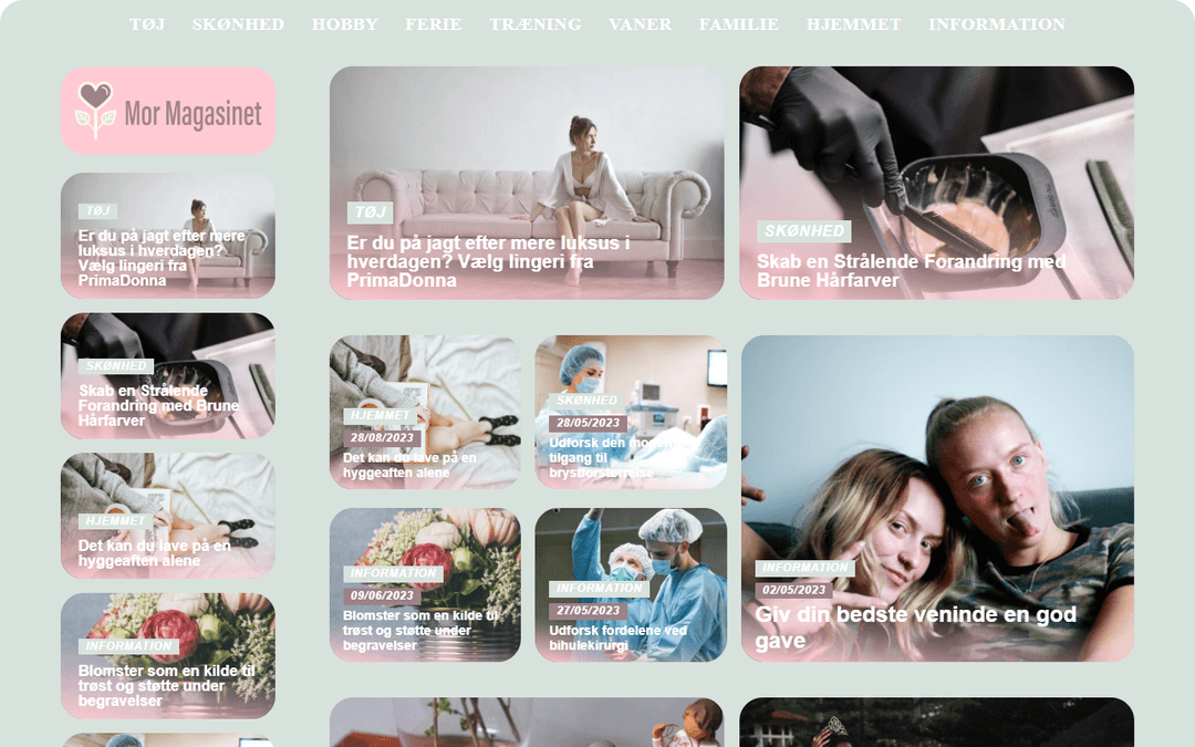 mormagasinet.dk publisher screenshot